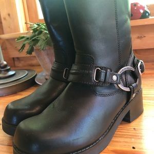 Ladies Harley Davidson mid calf boots
